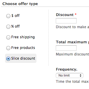Preview module commerce discount slice
